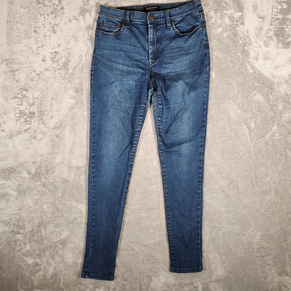 Banana Republic‎ Jeans Women's 28/6R 29X29 Blue High Skinny Fit Dark Wash V/1195
